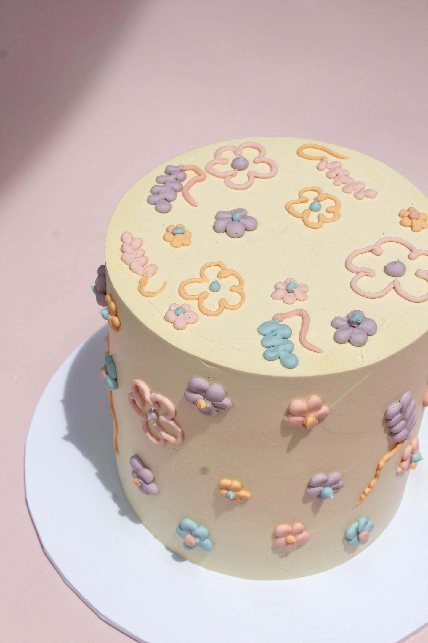Custom buttercream cake by Sweet Street Cakery Newcastle