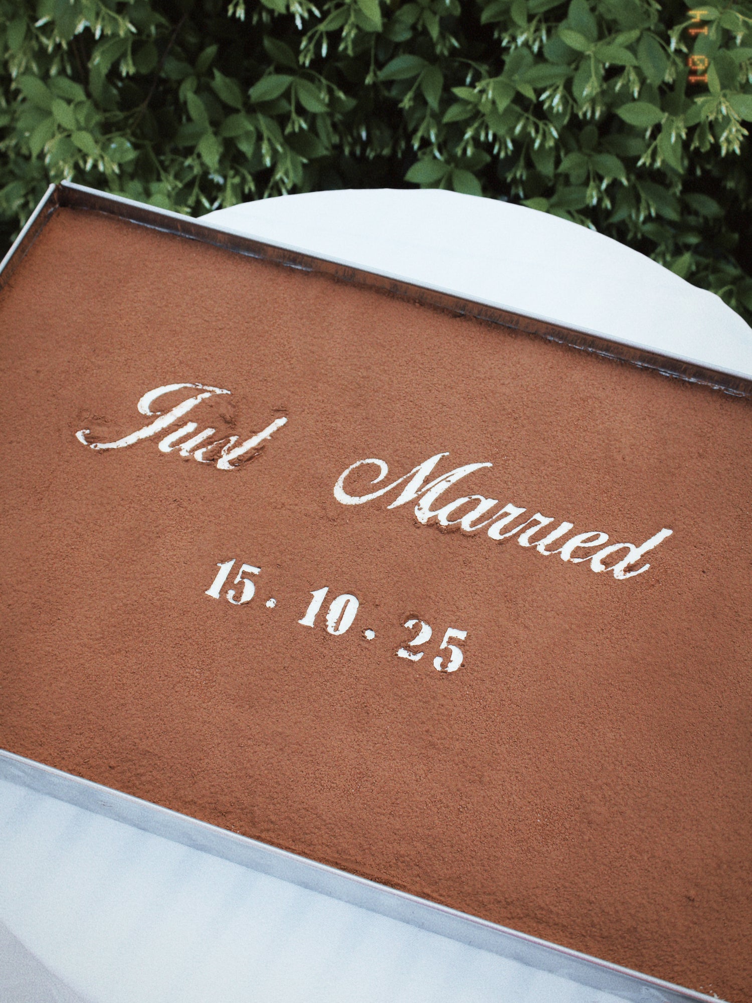 Large tiramisu wedding