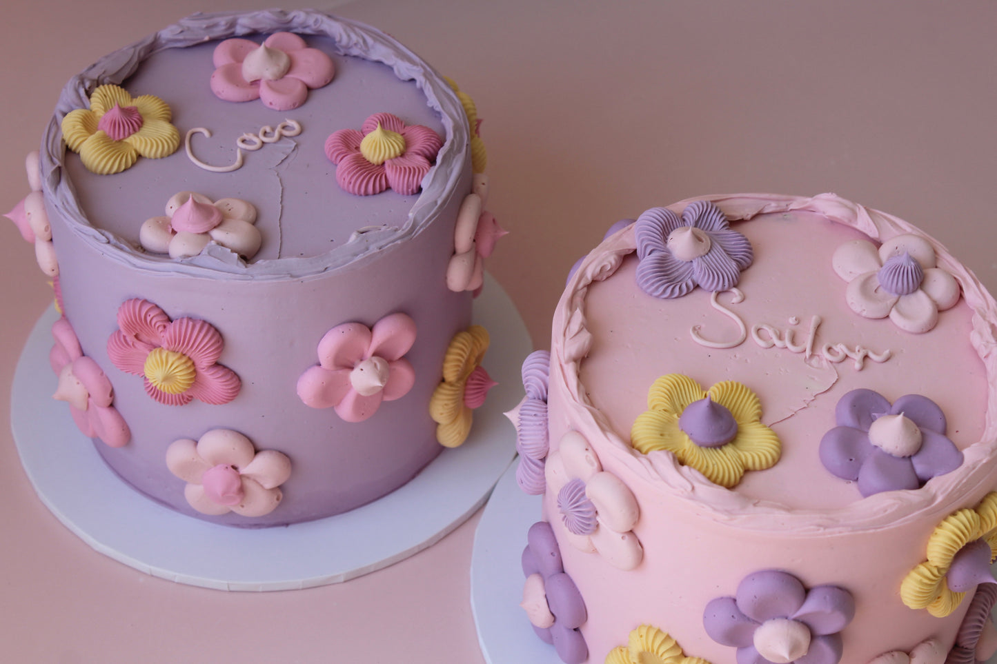 Buttercream Blooms Cake