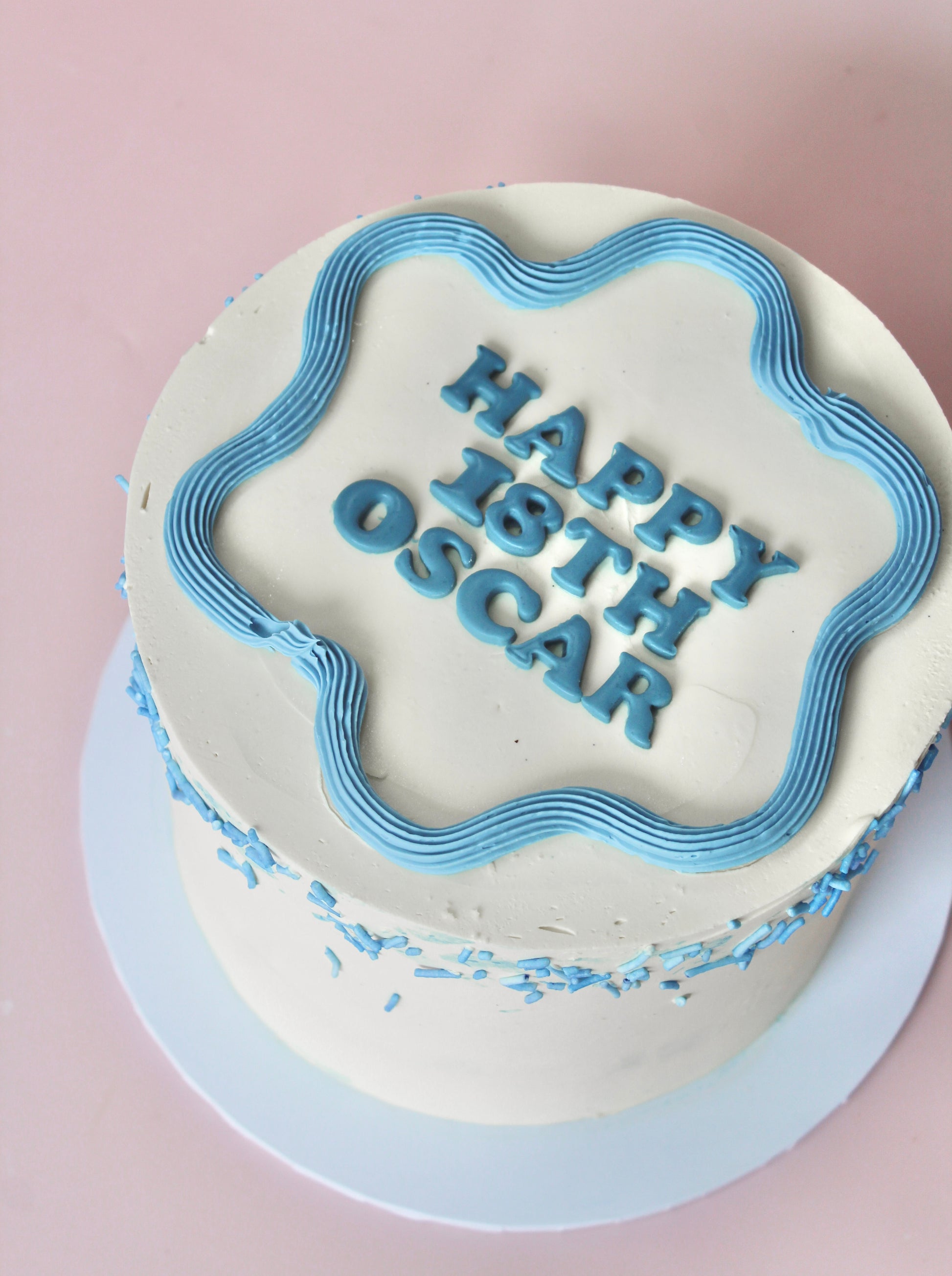 Custom buttercream cake by Sweet Street Cakery