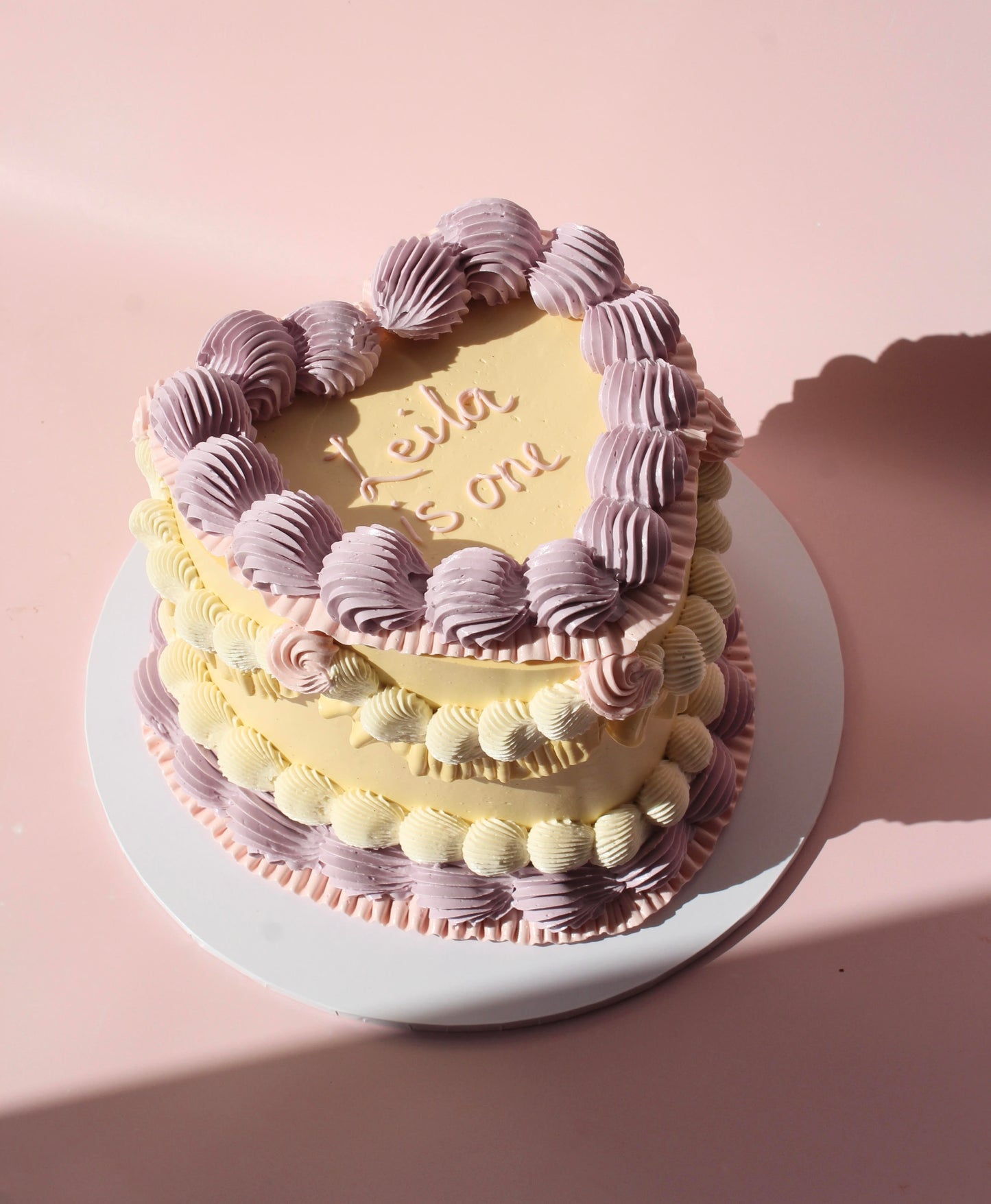 Vintage Heart Cake