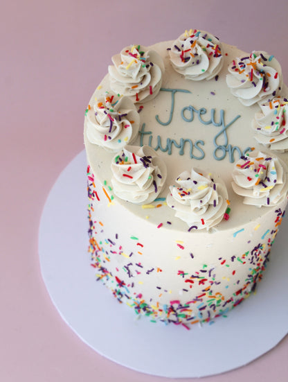 Funfetti buttercream cake 