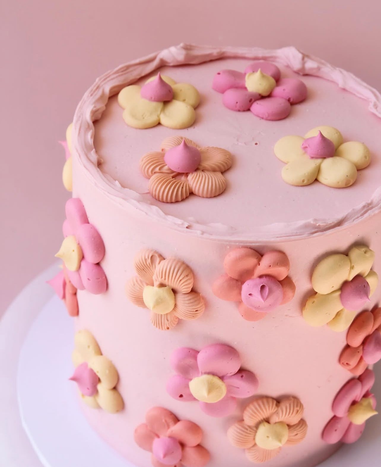 Buttercream Blooms Cake