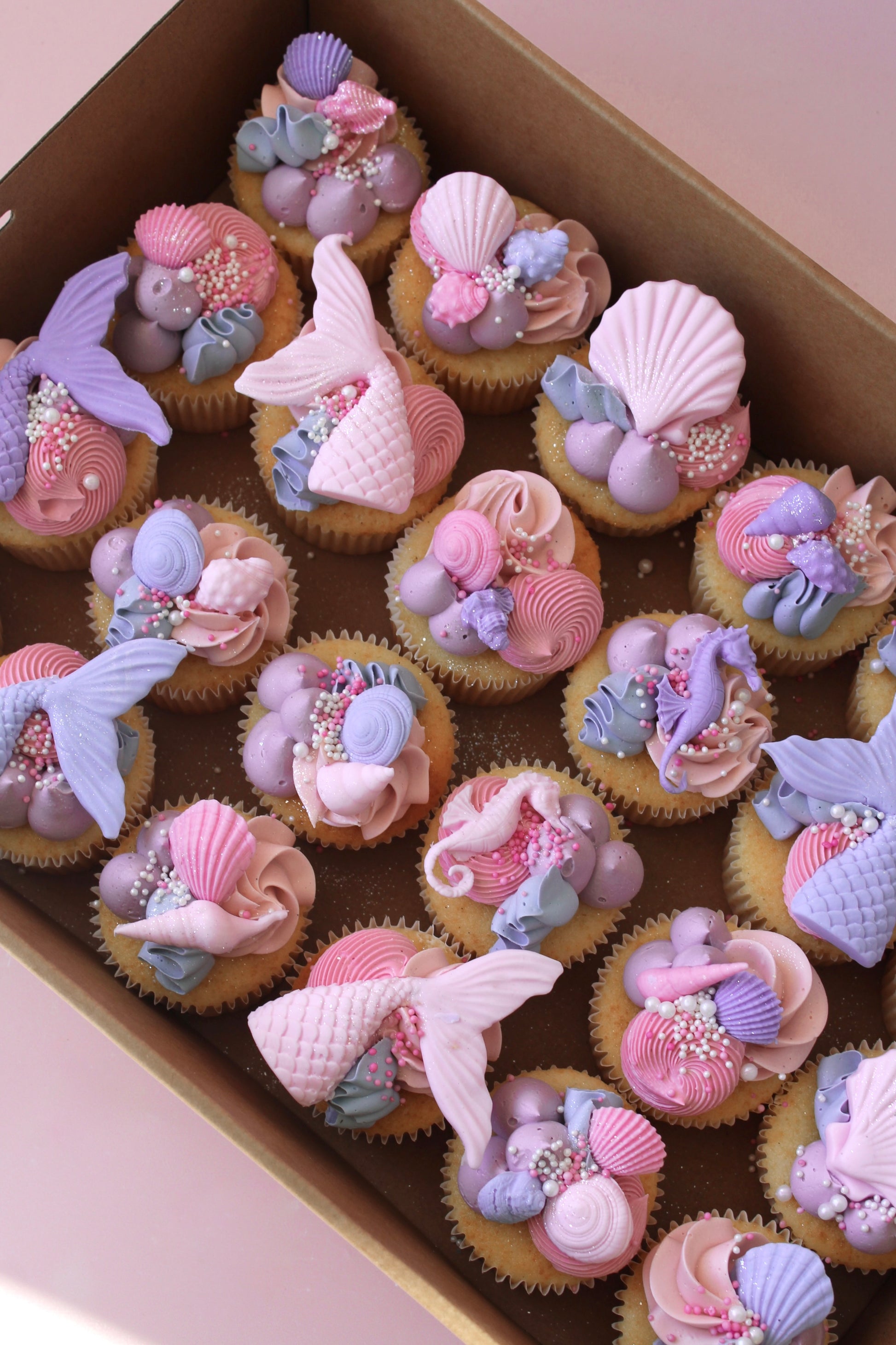 Mermaid theme cupcakes 
